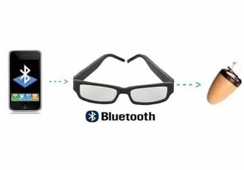 Microauricolare con occhiale Bluetooth